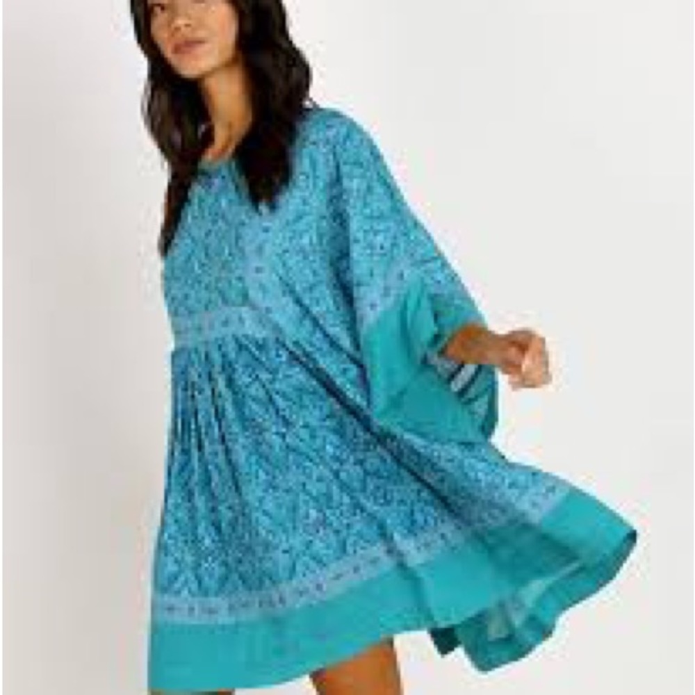 Spell & the Gypsy tunic dress teal - jewel tunic